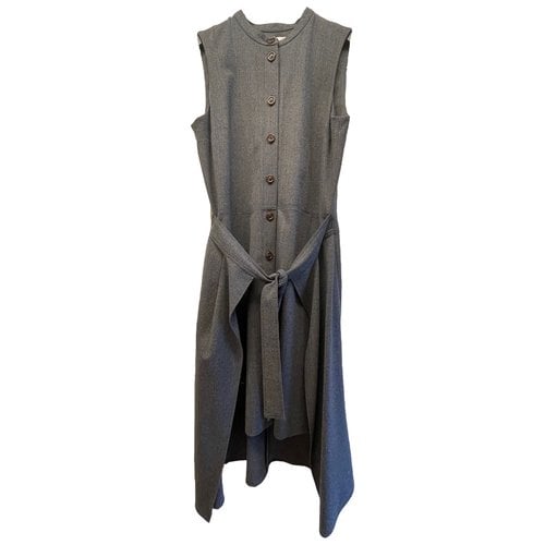 Pre-owned See By Chloé Wool Dress In Grey