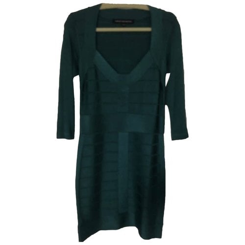 Pre-owned French Connection Mini Dress In Green