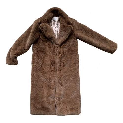 Pre-owned Aéryne Wool Coat In Brown