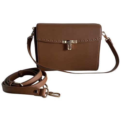 Pre-owned Liujo Cloth Handbag In Brown