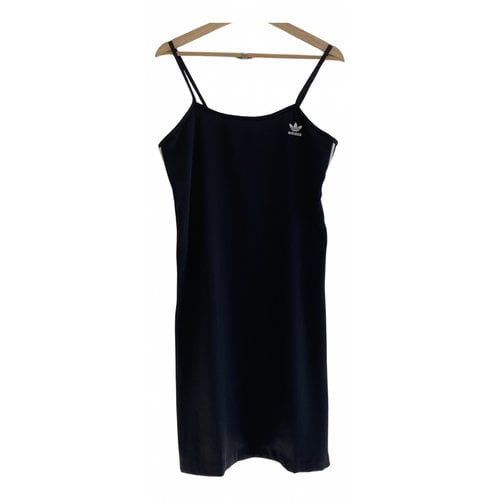 Pre-owned Adidas Originals Mid-length Dress In Black