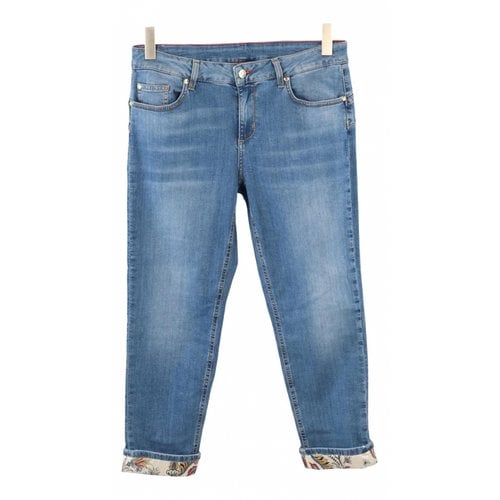 Pre-owned Liujo Slim Jeans In Blue