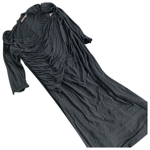 Pre-owned Roberto Cavalli Mini Dress In Black