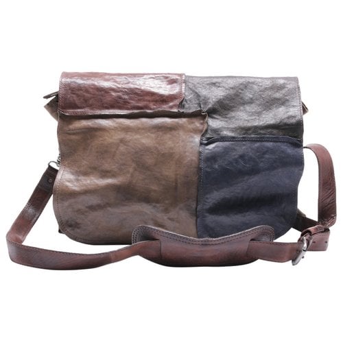 Pre-owned As98 Leather Bag In Brown