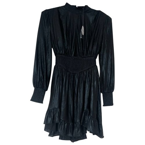 Pre-owned Retroféte Mini Dress In Black