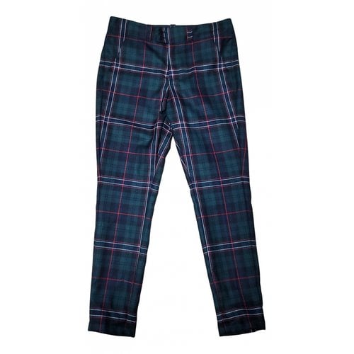 Pre-owned Dondup Wool Carot Pants In Multicolour
