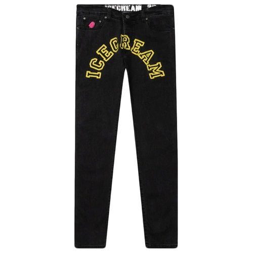 Pre-owned Icecream Slim Jeans In Black