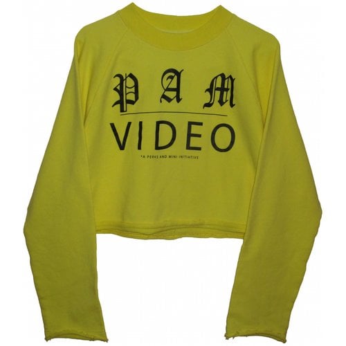 Pre-owned Perks And Mini Sweatshirt In Yellow