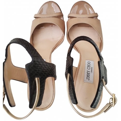 Pre-owned Jimmy Choo Leather Sandals In Multicolour