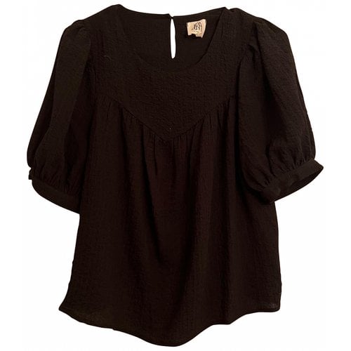 Pre-owned Dra Blouse In Black