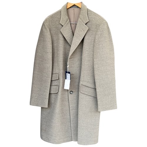 Pre-owned Chiara Boni Wool Coat In Grey
