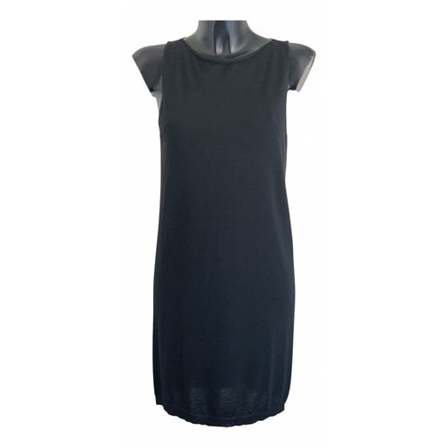 Pre-owned Roberto Collina Silk Mid-length Dress In Black