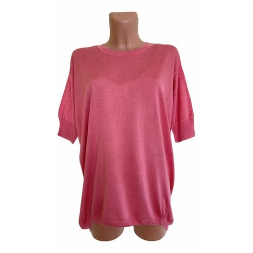 Pre-owned Acne Studios Silk Blouse In Pink