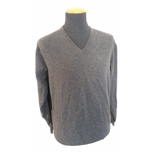 Pre-owned Barbour Wool Sweatshirt In Grey