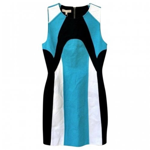 Pre-owned Michael Kors Wool Mini Dress In Multicolour