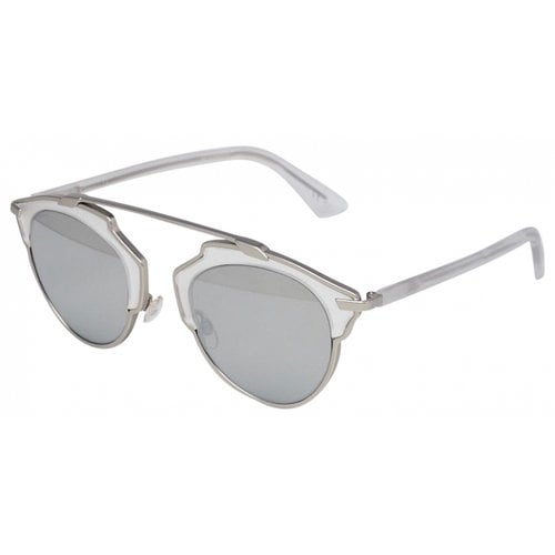 Pre-owned Dior Sunglasses In Grey
