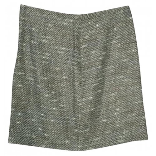 Pre-owned See By Chloé Tweed Mini Skirt In Grey