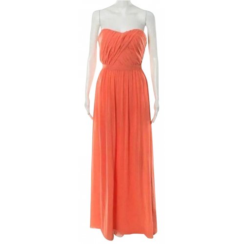 Pre-owned Erin Fetherston Maxi Dress In Orange