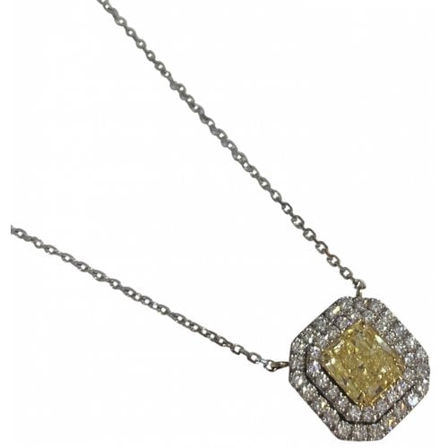 Pre-owned Tiffany & Co Platinum Necklace In Gold