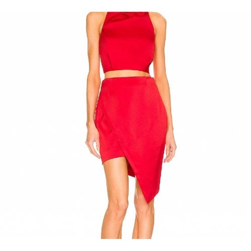 Pre-owned Elliatt Mini Skirt In Red