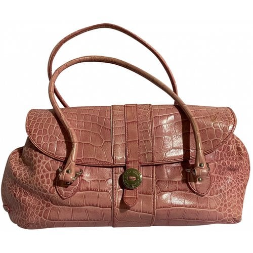 Pre-owned Cole Haan Leather Satchel In Pink