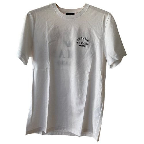 Pre-owned Emporio Armani T-shirt In White