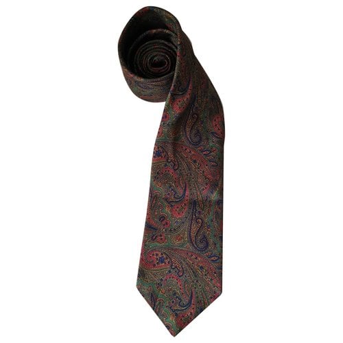 Pre-owned Daks Silk Tie In Multicolour