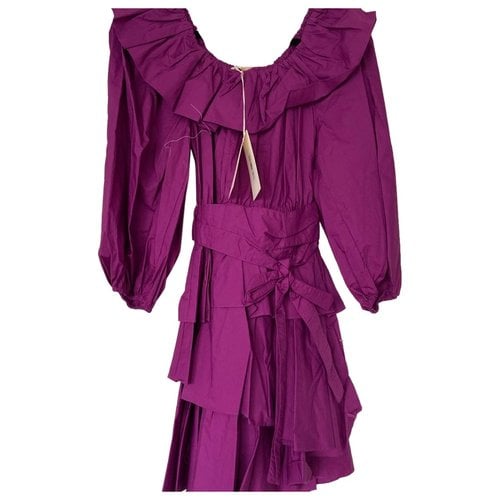 Pre-owned Ulla Johnson Mini Dress In Purple