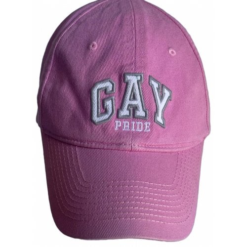 Pre-owned Balenciaga Hat In Pink