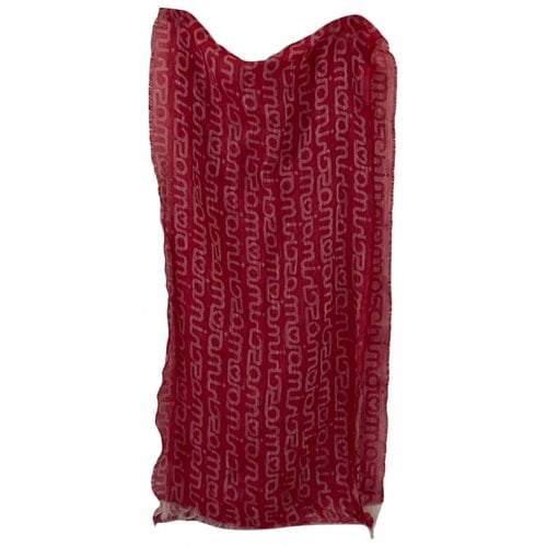 Pre-owned Moschino Scarf In Red