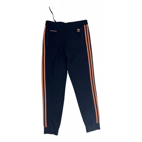 Pre-owned Adidas Originals Wool Trousers In Blue
