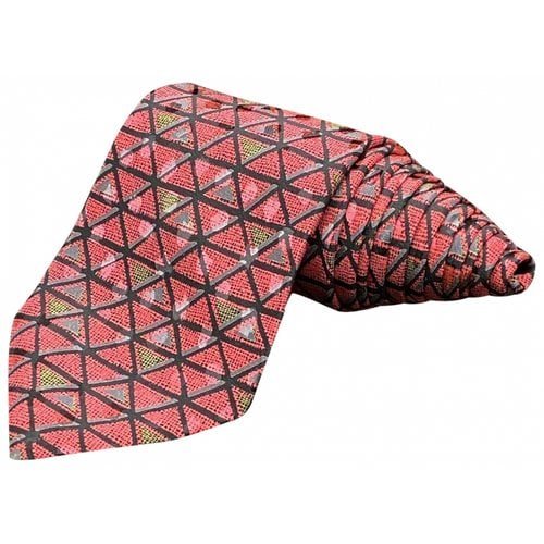 Pre-owned Brioni Tie In Red