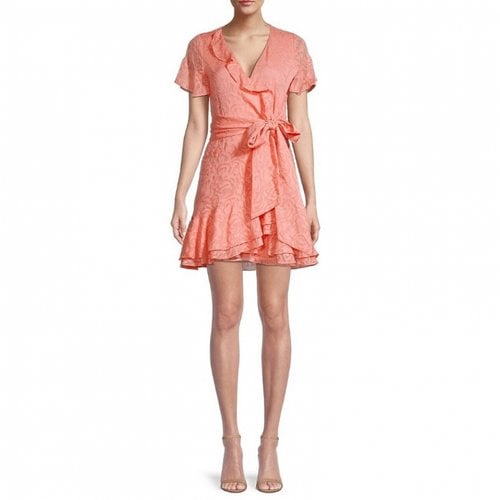 Pre-owned Tanya Taylor Silk Mini Dress In Orange