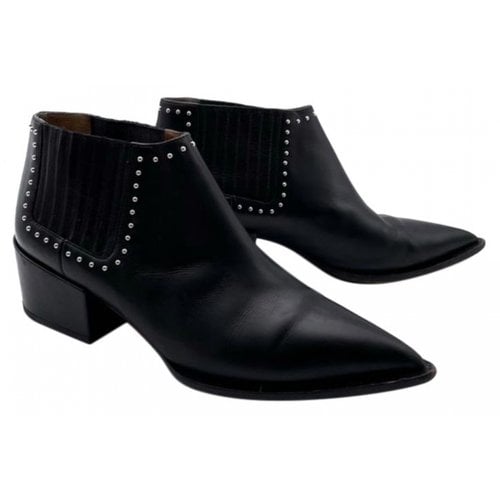 Pre-owned Givenchy Ankle Boots In Black