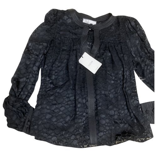 Pre-owned Alexis Blouse In Black