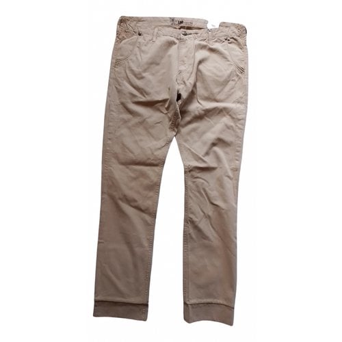 Pre-owned Lee Straight Pants In Camel