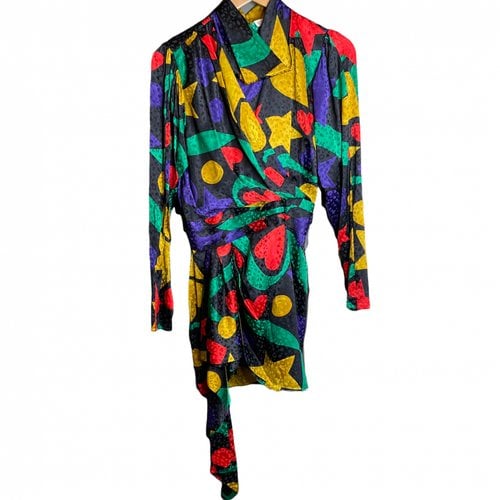 Pre-owned Ronny Kobo Mini Dress In Multicolour