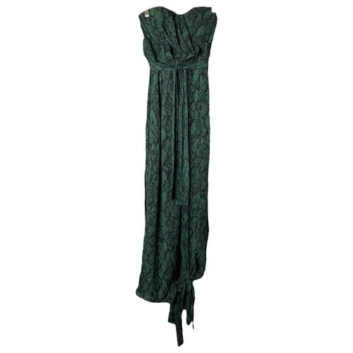 Pre-owned Michael Costello Jumpsuit In Green
