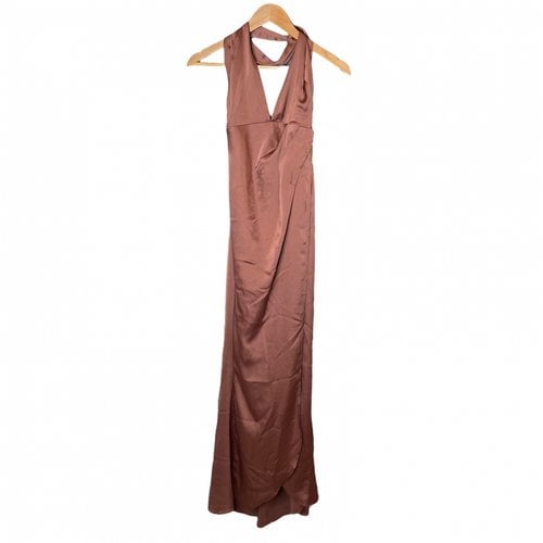 Pre-owned Nookie Maxi Dress In Brown