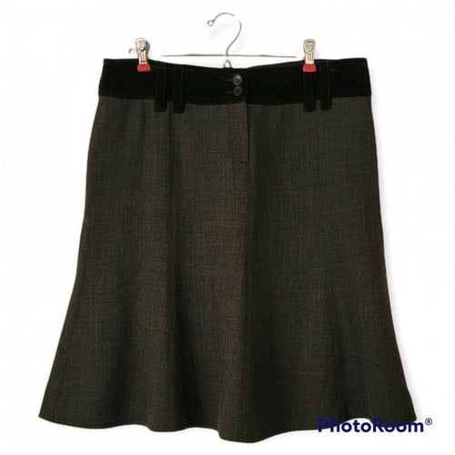 Pre-owned Armani Collezioni Wool Mid-length Skirt In Other