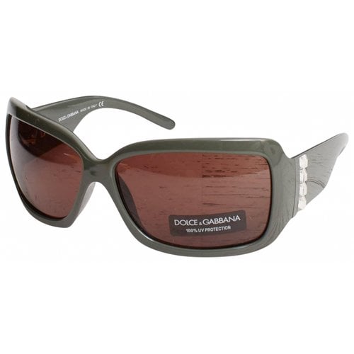 Pre-owned Dolce & Gabbana Sunglasses In Green