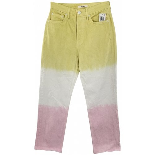Pre-owned Grlfrnd Straight Jeans In Multicolour