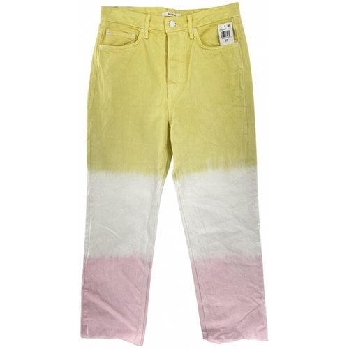 Pre-owned Grlfrnd Straight Jeans In Multicolour