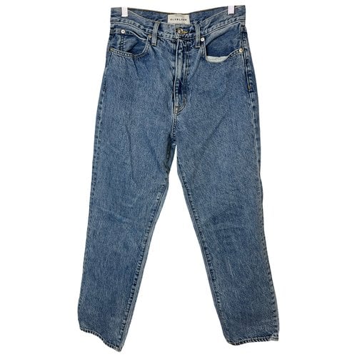 Pre-owned Slvrlake Straight Jeans In Blue
