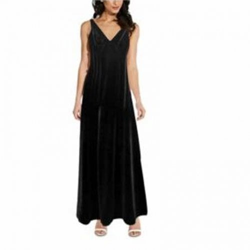 Pre-owned Adrianna Papell Maxi Dress In Black
