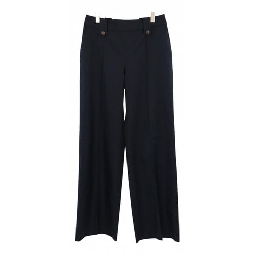 Pre-owned Mulberry Trousers In Blue