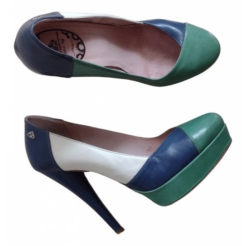 Pre-owned Fornarina Leather Heels In Multicolour