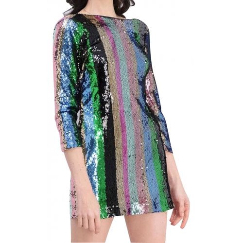 Pre-owned Sanctuary Glitter Mini Dress In Multicolour