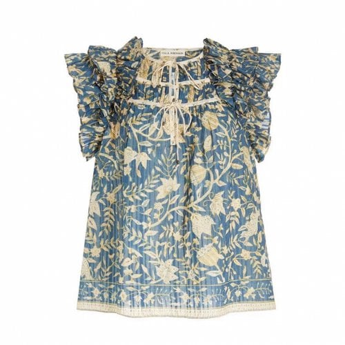 Pre-owned Ulla Johnson Blouse In Blue