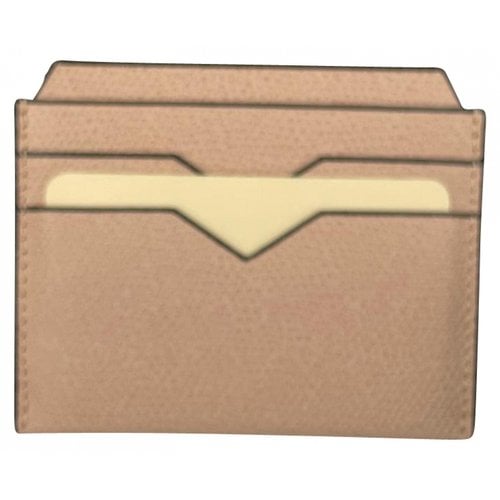 Pre-owned Valextra Purse In Beige